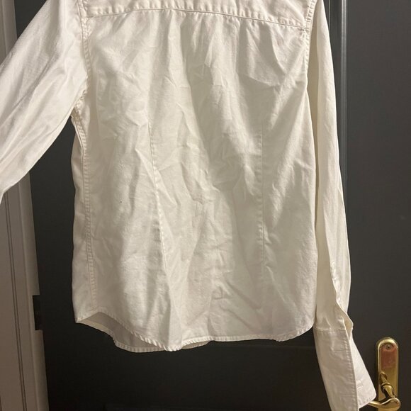 The Saville Row Company, white cotton button down shirt, size 12. Closet staple. - Picture 6 of 6